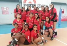 Perú vs Egipto en el Mundial de Voleibol Sub 18 que se juega en Lima