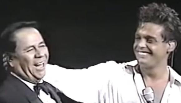 El cantante chileno y Luis Miguel cantaron juntos el tema "No me platiques". (Foto: Captura de video)