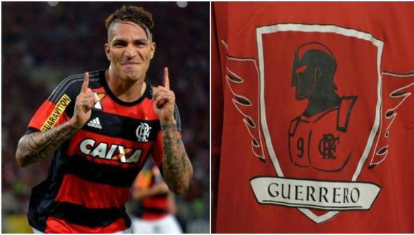 Paolo Guerrero: hinchas de Flamengo le hacen polo estilo '300'