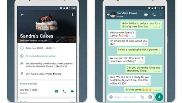 WhatsApp Business agrega nueva pestaña para administrar los perfiles de negocios. (Foto: Meta)