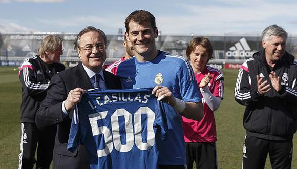 Florentino Pérez ratifica confianza a Iker Casillas