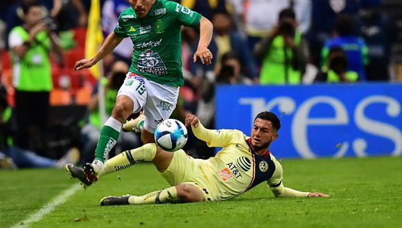 León sorprende y golea 3-0 al América en el Azteca por la fecha 6 del Clausura MX 2019. (Foto: AFP)