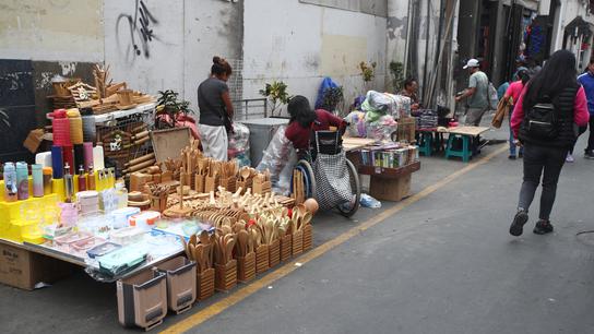 Ambulantes en el Centro de Lima