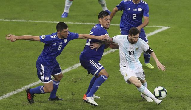 Argentina vs. Paraguay: igualaron por Copa América. (Foto: AP)