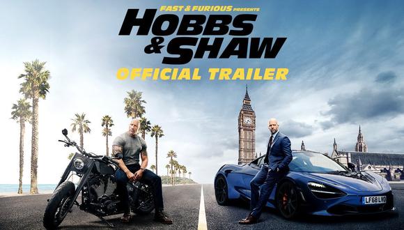 En Fast & Furious: Hobbs & Shaw, el agente y el malhechor deben unirse para derrotar a un enemigo en común. (Fotos. Universal Pictures).