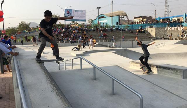 Se planea usar el nuevo skatepark en campeonatos nacionales e internacionales. (Foto: Difusión)