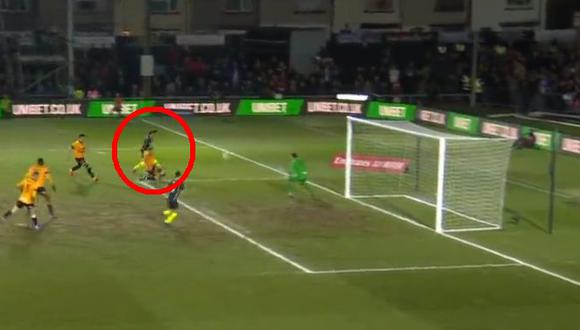 Manchester City vs. Newport  County: Sané marcó el 1-0 con complicidad del portero | VIDEO. (Foto: Captura de pantalla)