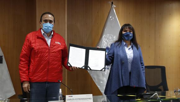 La firma se celebró a cabo en la sede del Ministerio de Transportes y Comunicaciones. (Foto: Hugo Pérez / GEC)