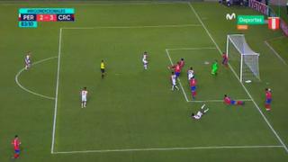 Perú vs. Costa Rica: el gol anulado a Farfán tras viveza de Carrillo | VIDEO