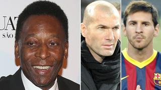 Pelé: “Zinedine Zidane fue aun mejor que Lionel Messi"