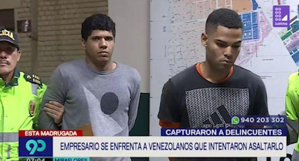 Conductor persiguió a delincuentes que le robaron en el óvalo Higuereta y logró atraparlos (Captura: Latina)