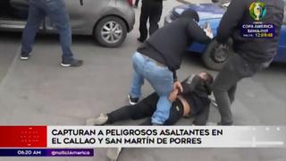 Policía frustra robo a supermercado y captura a banda delincuencial en el Callao