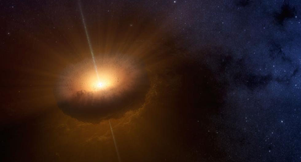 La estrella solitaria CX330. (Foto: NASA/JPL-Caltech)