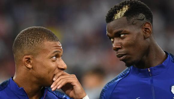 Paul Pogba es acusado de hacerle brujería a Kylian Mbappé para lesionarlo. (Foto: EFE)