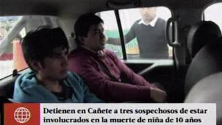 Crimen de niña en Cañete: policía intervino a tres sospechosos