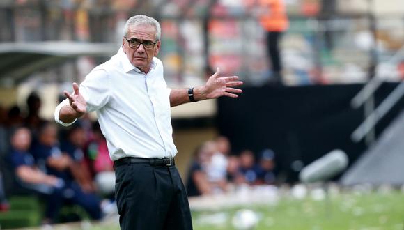 El entrenador de Universitario también se refirió al fallido fichaje de Christian Ramos. (Foto: Andina / Jhony Laurente)