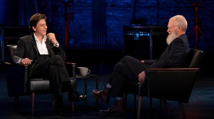 Shah Rukh Khan en el programa de David Letterman. Foto: AP