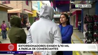Los Olivos: pareja de comerciantes es extorsionada por miembros de banda delincuencial ‘El Tren de Aragua’ 
