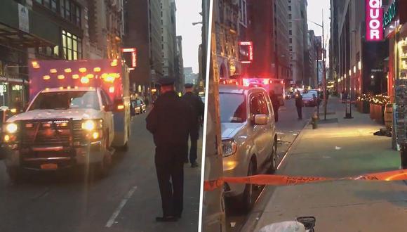 El tiroteo se produjo cerca de Broadway y el Empire State. (Twitter)