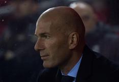 Zinedine Zidane respondió ante el mal momento del Real Madrid