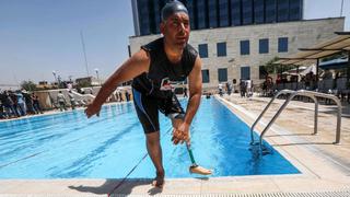 Irak: ex combatientes disfrutan de la natación a pesar de su discapacidad | Fotos