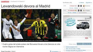 FOTOS: la prensa española criticó actitud del Real Madrid y elogió el poderío de Borussia Dortmund
