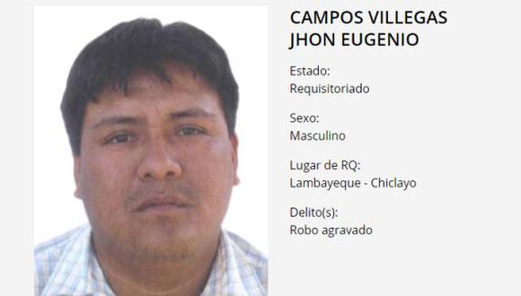 Trujillo: cae acusado de hurto agravado que estaba entre los más buscados