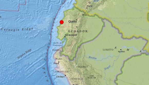 Sismo de 6 grados de magnitud sacudió la costa de Ecuador.