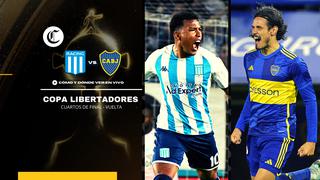 En directo, Racing vs. Boca Juniors online: horarios, canales TV y streaming