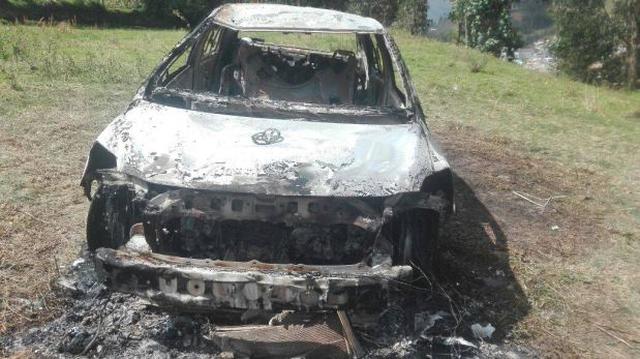 Junín: turba quema vehículo y castiga a presunto delincuente - 2