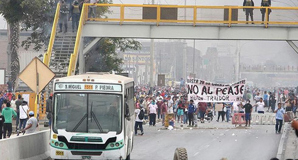 Municipalidad de Lima suspendió por un mes cobro de peaje en nueva garita en Puente Piedra. (Foto: Agencia Andina)