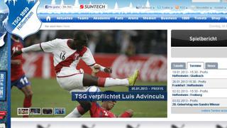 Hoffenheim de Alemania hizo oficial el fichaje de Luis Advíncula