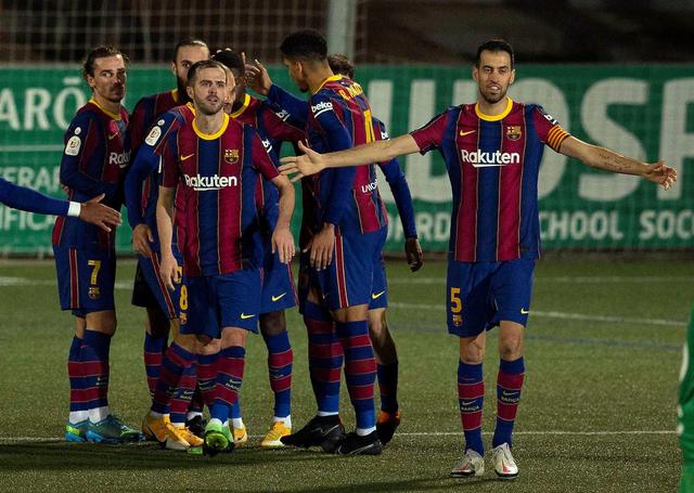 Barcelona enfrentó al Cornellá por la Copa del Rey