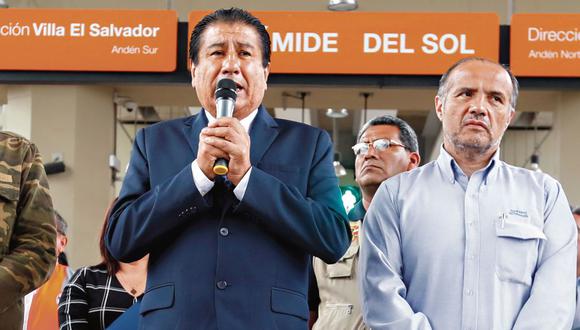 El ministro de Vivienda, Rodolfo Yáñez, participó ayer en la reapertura de la estación Pirámide del Sol del metro de Lima, en San Juan de Lurigancho. (Foto: Ministerio de Vivienda)