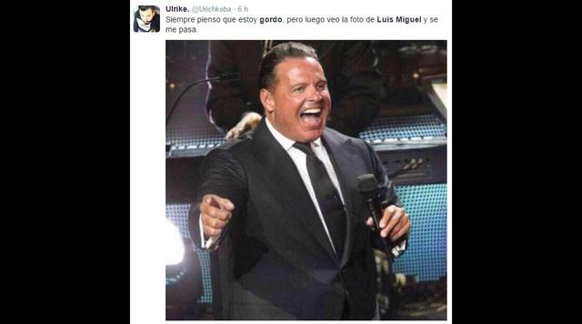 Twitter: memes se burlan de supuesta gordura de Luis Miguel - 1