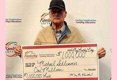 Fue a cargar su auto de gasolina, compró una cartilla de la lotería y ganó US$ 1 millón