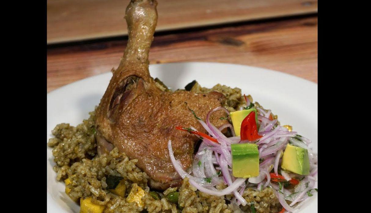Arroz con pato a la chiclayana. (Foto: A comer)
