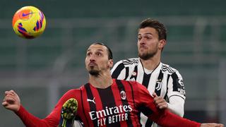 Juventus igualó sin goles con Milan por la Serie A