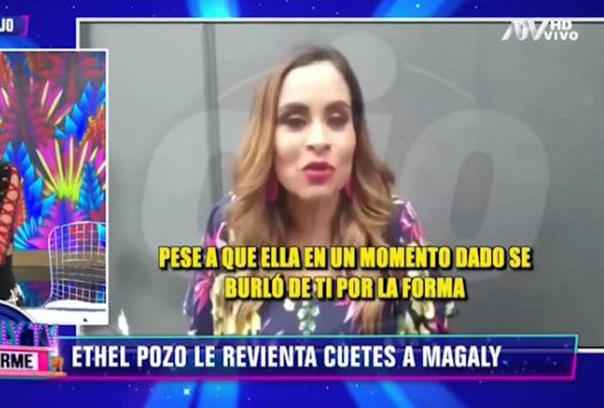 Magaly Medina respondió a elogios de Ethel Pozo. (Imagen: ATV)