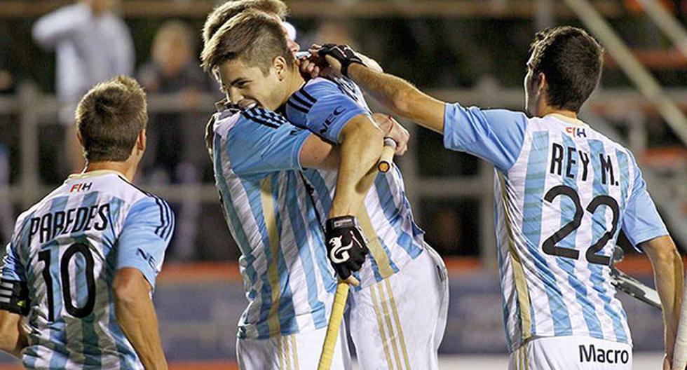 Argentina venció 4-3 a Alemania en la fase de la semifinal de la Liga Mundial de Hockey. (Foto: Difusión)