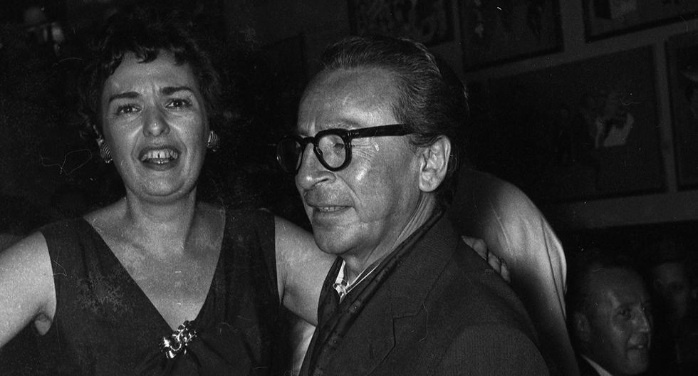 Lima, 15 de enero de 1961. Sérvulo Gutiérrez en una reunión social organizada por su amigo Carlos Alberto Seguín. La imagen se tomó seis meses antes de su fallecimiento. (Foto: GEC Archivo Histórico)