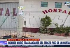 Villa El Salvador: sujeto murió al caer de tercer piso de hostal por escapar de policías