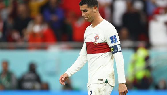 Cristiano Ronaldo se despidió del Mundial Qatar 2022 en cuartos de final | Foto: REUTERS