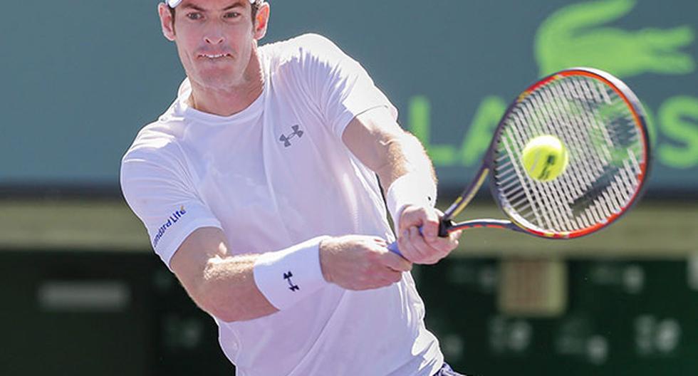 Andy Murray venció con autoridad al colombiano Santiago Giraldo en Miami Open. (Foto: EFE)