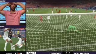 Sergio Agüero reaccionó a la increíble atajada de Courtois en el Real Madrid vs. Liverpool