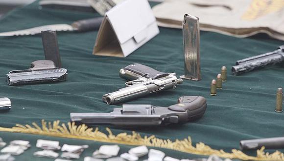 Cada semana se incautan hasta 10 armas ilegales solo en Piura