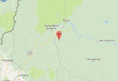 Perú: sismo de 3,9 grados en Amazonas no causó daños materiales