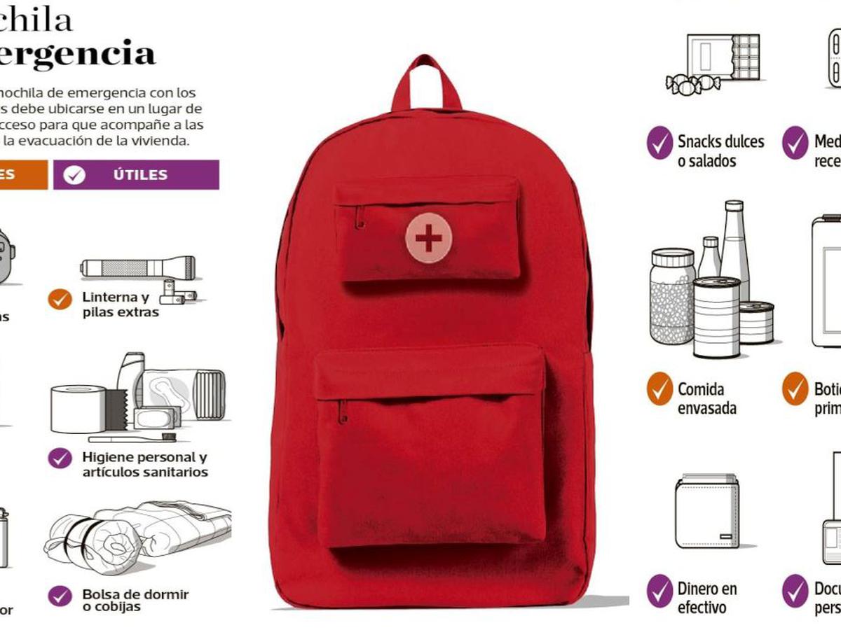 Cómo debo armar tu mochila de emergencia en caso de sismos? Guía completa, México, Estados Unidos, Perú, MIX