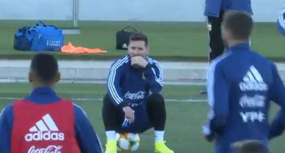 Lionel Messi volvió a la selección de Argentina luego de casi nueve meses. (Captura: YouTube)