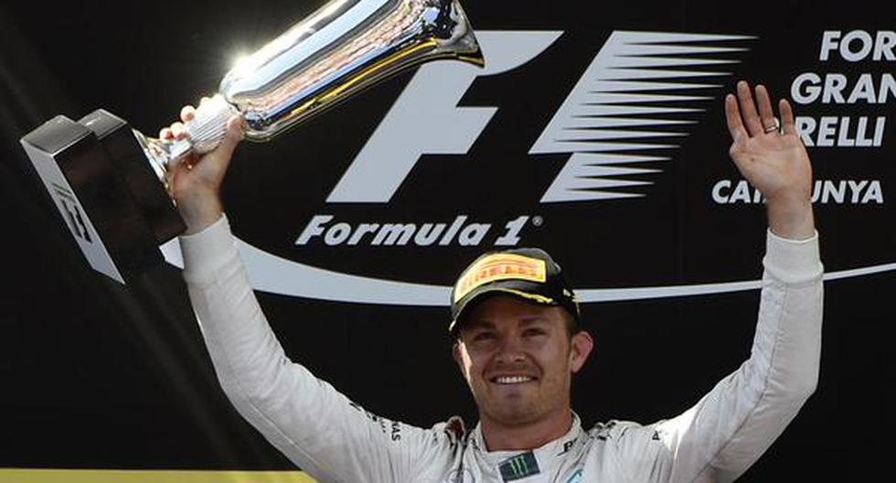 Nico Rosberg consiguió el primer lugar en el GP de España. (Foto: Getty images)